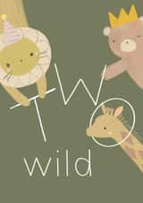 Cute Birthday Card - Two Wild created by Vicky Carpenter