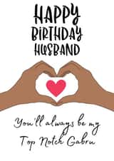 Cute Punjabi Birthday Card - For Husband - Top Notch Gabru created by Sukhi Writes Stuff