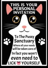You Are Invited To The Pussy Sanctuary created by Nigel Williams