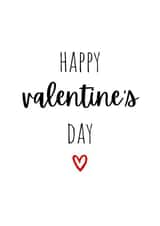 Classic Valentine’s Day card - For Partner created by Amy (Hedgecards)