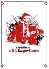 Alex Ferguson Manchester United Christmas Card - It's Fergie Time created by Joe Baines Graphic Design and Illustration