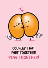 Funny Valentine's Card - Farting Beans created by Twisted Haggis