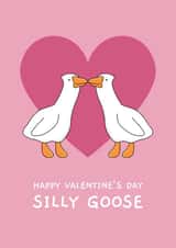 Funny Valentine's Day Card - Silly Goose created by Sundiva Designs