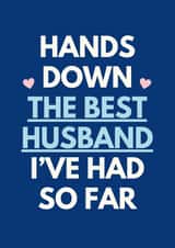 Funny Love Card For Husband - Hands Down created by Sundiva Designs