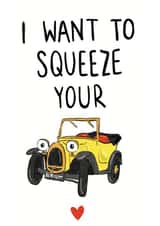 Funny Valentines Card - 90s Kids Show - Brum created by Bishop, Please!