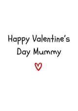 Cute Valentine’s Day Card - For Mummy - From the Kids created by Amy (Hedgecards)