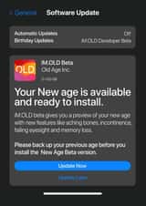 Cheeky Birthday Card - Iphone Age Update created by Atwood & Atwood