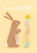 Cute Easter Card - Bunny Illustration created by Sian Moore Illustration