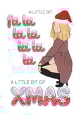 Alexis Schitt's Creek Christmas Card created by Kelman Cards