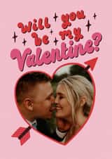 Personalised Valentines Day Photo Card created by Josie Gledhill - Cute Valentines Photo Card - Will you be my Valentine?