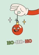 Funny Retro Style Christmas Card created by Kate Rucker