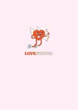 Cute Love Struck Cupid Valentines Card created by Kate Rucker