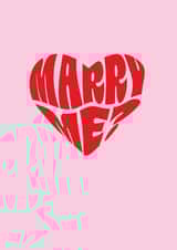 Cute Proposal Card - Valentines - Marry Me? created by Paper Heart Designs