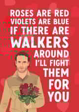 Funny Valentine's Day Card - The Walking Dead created by The Cake Thief