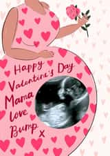 Personalised Valentines Day Photo Card created by Rumbambar - Cute Valentines Card - From the Bump