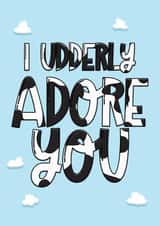 Cute Cow Card for Significant Other - Valentine's Day - Animal Pun created by Black Cat Magic