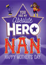 Nan Cadbury Chocolate Hero Card - Mother's Day created by la la la Designs