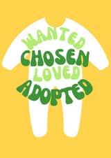 Adoption Congratulations Bright Gender Neutral created by Designs by Nell