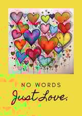 Beautiful, card for those times when words can't explain your feelings. created by ONI - Imaginative Art