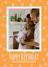 Personalised Birthday Photo Card created by Simon - Cute Birthday Photo Card - From your Fur Baby