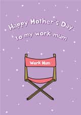 Cute Happy Mother's Day Card - To My Work Mum created by @Laura Lonsdale Designs