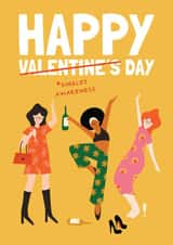 Funny Valentine's Day Card - Galentine's - Single Awareness created by AbiGoLucky