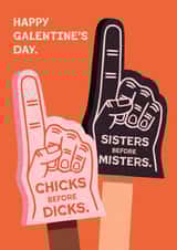 Cute Galentine's Day for best friends. Valentine's Day sucks. created by Folio | Ian Owen