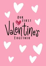 First Valentine's Day card - Cute Hearts created by Parsy Designs
