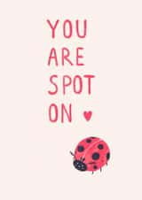 Spot-on Birthday Joy: Love and Ladybug Just for You! created by Starlings