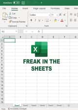 Excel Freak in the Sheets Funny Valentine's Card created by Gift Delivery