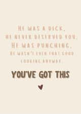 Supportive Thinking of You Card - Break up created by Gingersnap Designs