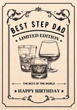 Classic Birthday Card for your Step Dad. created by Lauren Rees