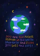 Space Valentine's Day Card created by Nikki Miles