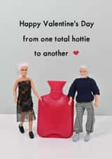 Punny Valentines Card - Total hottie created by Bold & Bright Cards