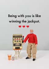 Cheeky Valentines Card - Jackpot created by Bold & Bright Cards
