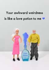 Funny Valentines Card - Love potion created by Bold & Bright Cards