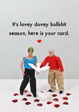 Funny Valentines Card - Lovey Dovey... created by Bold & Bright Cards