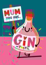 Cute Mother's Day Card - Gin-tastic created by NICHOLA COWDERY ILLUSTRATIONS