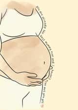 A Cute card from the Bump for expecting Parents! created by Hattie Ainsworth 