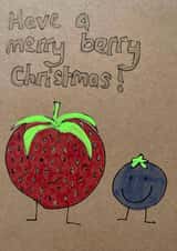 Cute christmas card suitable for all created by Jane Dennis Art