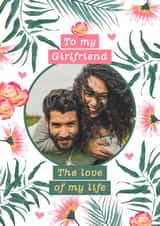 Personalised Valentines Day Photo Card created by Evie Garnett Designs - Pretty Photo Card - Girlfriend