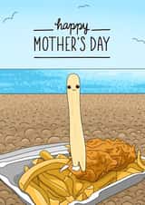 Cute Mother's Day card - Chippy created by Evie Garnett Designs