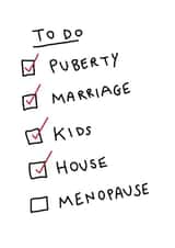 Funny Birthday Card - To Do: Menopause - Rude & hilarious. FOR MUM. FOR HER. created by Well'ard Cards