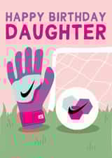 Happy Birthday Daughter - Football Card - Football Mad created by Gem Draws Stuff