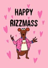 Valentine’s Day card with all the Rizz. created by Saint Ell