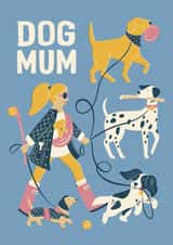 Cute Mother's Day Card - Dog Mum created by Bird & Co Studio