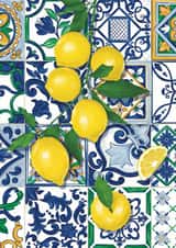 Pretty Illustrated Card - Say it with Lemons created by Vero Illustrates