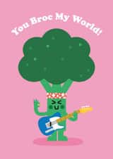 You Broc my World - Funny Valentines Card created by Studio Boketto