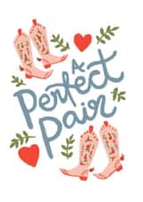 Cute Valentine's Day Card - A Perfect Pair created by Jade Fisher