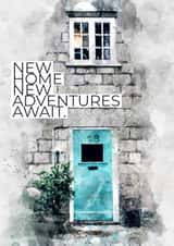 New Home | New Adventures Card created by SLW Prints